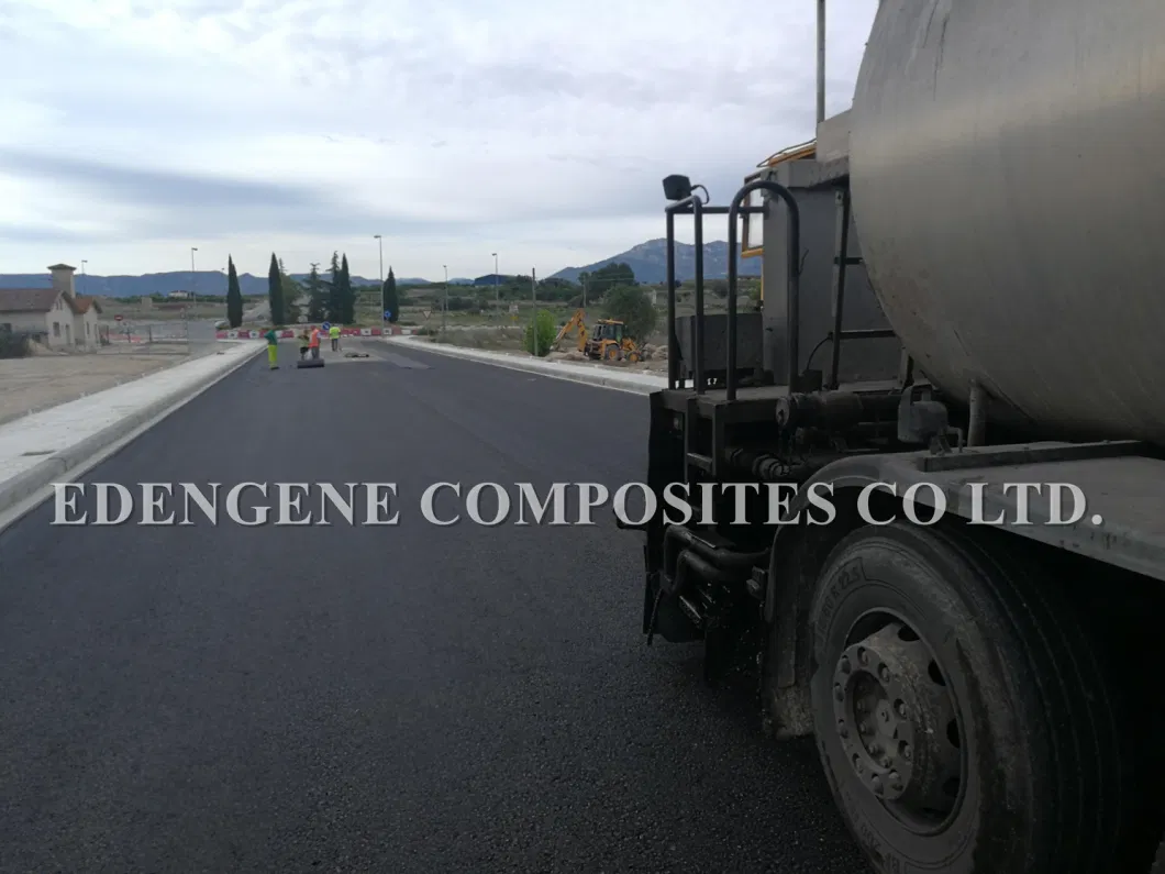 Ce Approval Polyester Geocomposite Coated Bitumen for Asphalt Road Reinforcement