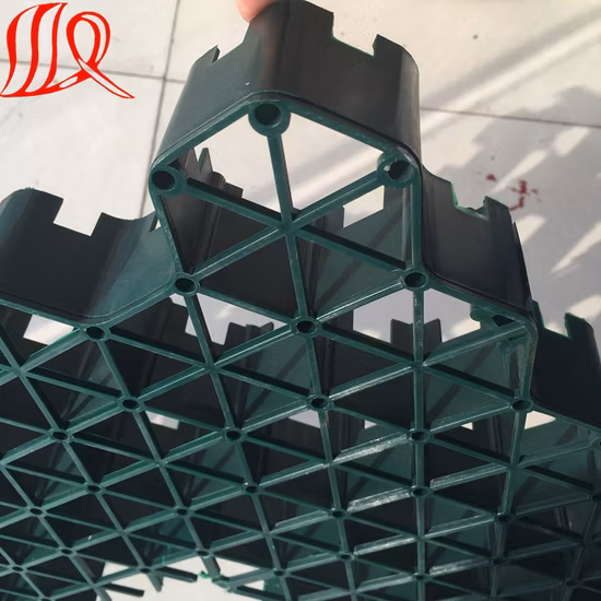 Griglia di plastica del finitrice dell'erba di colore verde 500*500*50mm per il parcheggio