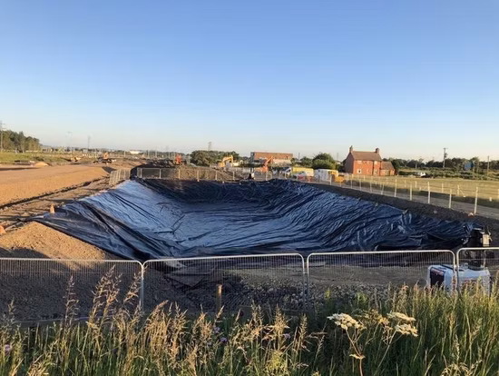 Rivestimento in geomembrana HDPE 0,5 mm 0,75 mm 1,0 mm 1,5 mm 2,0 mm