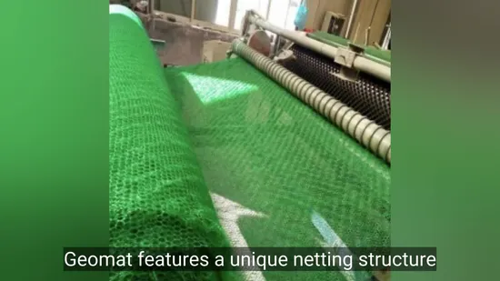 Geostuoia composita rinforzata 3D per la protezione dei pendii in ambienti verdi